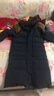 波司登極寒鵝絨羽絨服男女情侶同款冬季加厚超長(cháng)款大毛領(lǐng)保暖外套 曬單實(shí)拍圖
