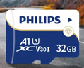 飛利浦（PHILIPS）32GB TF(MicroSD) 內存卡 A1 4K V30 U3 高速耐用行車(chē)記錄儀 相機監控存儲卡 讀速130MB/s 曬單實(shí)拍圖