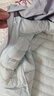 安踏（ANTA）羽絨三合一軟殼衣丨大地之殼內膽羽絨服外套女裝冬季防潑水兩件套 星月灰/凈白色-1 【羽絨內膽】 M (女165) 曬單實(shí)拍圖