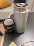 京東京造鈦健康保溫杯純鈦茶隔【茶水分離】茶杯子男女大容量 冰花漆500ml 曬單實(shí)拍圖