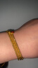 周大生黃金手鏈足金琺瑯金珠吉祥福氣手串純金送老婆送媽媽婦女節禮物 金重約3.4g 曬單實(shí)拍圖