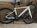 千里達龍卷風(fēng)700藍圖R9桶軸22速油壓碟剎騎行公路車(chē)自行車(chē)成年人男女 龍卷風(fēng)700圓中管-A1鎏光白 22速 700C*460mm適158-170cm左右 曬單實(shí)拍圖