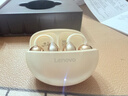 聯(lián)想（lenovo）骨傳導概念藍牙耳機耳夾開(kāi)放式無(wú)線(xiàn)不入耳藍牙5.4耳機運動(dòng)跑步通話(huà)降噪蘋(píng)果小米通用TA410月巖白 曬單實(shí)拍圖