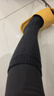 優(yōu)衣庫女裝HEATTECH高筒襪/襪子480732 09 黑色 S /M/23～25 cm 曬單實(shí)拍圖