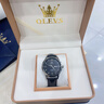 歐利時(shí)（OLEVS）新款瑞士認證十大品牌名表男士全自動(dòng)機械表進(jìn)口機芯男表腕表 黑皮本黑【典藏版進(jìn)口機芯】 終身質(zhì)保 曬單實(shí)拍圖