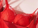 都市麗人紅色本命馬年內衣女套裝無(wú)鋼圈文胸結婚喜慶胸罩禮盒裝內褲襪子 曬單實(shí)拍圖