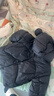 嘟嘟家【杜邦三防】?jì)和鸾q服紅色加厚男童冬季卡通衣服寶寶保暖冬裝潮 黑色 100 （充絨量83G） 曬單實(shí)拍圖