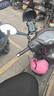 電動(dòng)車(chē)手機支架摩托車(chē)外賣(mài)騎手代駕小頭盔防抖遮陽(yáng)擋雨導航架防震 帶帽款【安裝在左側后視鏡上】配墊高螺絲/扳手 曬單實(shí)拍圖