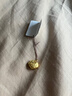 六福珠寶 足金長(cháng)命百歲鎖寶寶黃金吊墜不含項鏈 計價(jià) 約1.90克 曬單實(shí)拍圖