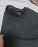 MARKLESS全棉衛衣男士春季100%棉休閑圓領(lǐng)上衣內搭套頭衫0434 深灰色 XL 曬單實(shí)拍圖