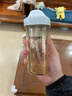 HEGEN海格恩吸管杯1-3歲330ml兒童PPSU多功能學(xué)飲杯直飲喝水杯大麥金色 曬單實(shí)拍圖