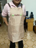 光多拉防水圍裙廚房防油污家用做飯無(wú)袖工作服男士女士通用家務(wù)清潔粉色 曬單實(shí)拍圖