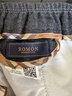 羅蒙（ROMON）休閑褲男秋冬季商務(wù)休閑時(shí)尚褲子彈力修身直筒男褲 灰色 36 曬單實(shí)拍圖