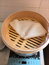 蒸尚美蒸籠竹制家用加深鋁邊柳杉木黃家手工蒸格蒸屜茶樓包子鋪商用蒸架 27cm+加深2層1蓋 曬單實(shí)拍圖