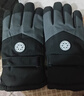 四萬(wàn)公里手套冬季加絨加厚保暖騎行手套電動(dòng)摩托車(chē)開(kāi)車(chē)防風(fēng)防寒手套 黑色  曬單實(shí)拍圖