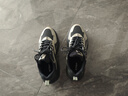 特步（XTEP）山海系列特步男鞋運動(dòng)鞋子男秋冬季保暖跑步鞋休閑老爹鞋復古國潮 耐久灰/煤黑/蟹殼青【水墨】 41 曬單實(shí)拍圖