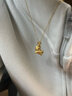GLTEN馬年本命年999純銀項鏈女本命年新年禮物護身符吊墜送女朋友老婆 曬單實(shí)拍圖
