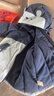 戴維貝拉（DAVE＆BELLA）童裝防水保暖寶寶棉襖男童兒童棉服女童外套冬季棉衣冬裝夾棉衣服 海霧藍DB4237680-A 110 cm（建議身高100-110cm） 曬單實(shí)拍圖