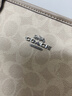 蔻馳（COACH） 官方授權 CITY 23經(jīng)典雙C標志印花女士單肩手提包托特包女包 【保稅倉】CU759SVPWH 曬單實(shí)拍圖