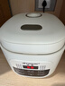 半球電飯煲 電飯鍋迷你飯煲1-3-4-6人 家用陶瓷釉?xún)饶懼悄茴A約煲湯煮米飯電飯鍋帶蒸籠 1.6L 【奶油白】陶瓷油智能方煲 曬單實(shí)拍圖