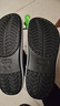 卡駱馳（CROCS）貝雅卡駱班洞洞鞋|205089 黑色/白色-066   44 (280mm)   曬單實(shí)拍圖