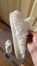 名創(chuàng  )優(yōu)品（MINISO）羊咩咩棉拖鞋女冬季包跟家居室內厚底月子毛毛拖鞋白色36-37 曬單實(shí)拍圖