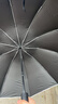 125cm超大十骨反向自動(dòng)雨傘反光條黑膠傘三折防曬商務(wù)晴雨遮陽(yáng)傘 曜石黑 曬單實(shí)拍圖