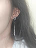 BJYL蝴蝶結流蘇耳釘女無(wú)耳洞耳夾高級感耳環(huán)2026新款耳飾氣質(zhì)長(cháng)款耳墜 蝴蝶結流蘇耳夾一對（無(wú)耳洞拍） 曬單實(shí)拍圖