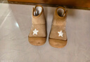 泰蘭尼斯冬季兒童雪地靴男女寶寶加絨加厚棉鞋1-3歲保暖學(xué)步鞋 黃棕22 曬單實(shí)拍圖