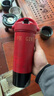 馬上來(lái)系列保溫咖啡杯男女款高顏值2026新款大容量便攜吸管水杯子 紅色＋丹霄駿逸680ML 316不銹鋼 曬單實(shí)拍圖