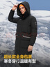 波司登（BOSIDENG）冬季極寒羽絨服鵝絨谷愛(ài)凌同款男女情侶款長(cháng)款連帽加厚保暖外套 黑色8056 4XL 190/108A 曬單實(shí)拍圖