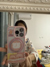 ROCK適用罐頭豬LULU蘋(píng)果16 Pro手機殼iPhone16 Pro保護套磁吸旋轉手機支架防摔全包可愛(ài)女生款甜蜜夢(mèng)境 曬單實(shí)拍圖