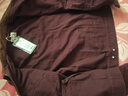 馬登工裝美式復古改制版底特律夾克男秋薄款帆布翻領(lǐng)獵裝上衣男士外套 酒紅色 M 曬單實(shí)拍圖