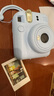 INSTAX富士instax立拍立得 一次成像相機 mini12（mini11升級款）繡球藍 曬單實(shí)拍圖