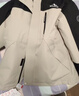鴨鴨兒童羽絨服男女童一衣三穿三合一新短款冬季中大童裝外套FY 米色 170 曬單實(shí)拍圖