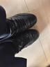 紅蜻蜓閃穿鞋男鞋秋冬皮鞋男時(shí)尚低幫耐磨商務(wù)休閑鞋男C0191257X黑色42 曬單實(shí)拍圖