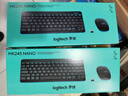 羅技（Logitech）MK245nano無(wú)線(xiàn)鍵盤(pán)鼠標套裝電腦臺式機筆記本游戲辦公便攜式 MK245-黑色【帶電池】 無(wú)線(xiàn)套裝 曬單實(shí)拍圖