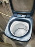 海爾（Haier）5公斤直驅變頻迷你洗衣機小波輪家用全自動(dòng)洗衣機嬰兒兒童內衣洗衣機除菌桶自潔以舊換新洗衣機 5kg+直驅變頻節能 +電離除菌+全自動(dòng) 曬單實(shí)拍圖