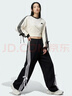 阿迪達斯（adidas）運動(dòng)型格系列 女 DANCE LS TEE2 長(cháng)袖T恤 KG3859 漢玉白 XL 曬單實(shí)拍圖