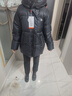 鴨鴨兒童羽絨服2025冬季新款男女童戶(hù)外連帽面包服厚短款外套FH 黑色 170 cm 曬單實(shí)拍圖