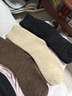 莫代爾70%羊毛襪子男秋冬季加絨加厚羊毛保暖超厚中筒襪子冬天長(cháng)襪 曬單實(shí)拍圖
