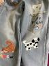 Hello Kitty女童秋冬加絨牛仔褲中大童褲子 曬單實(shí)拍圖
