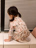 ELLE BABY寶寶連體睡衣純棉a類(lèi)空調服男童女童兒童家居服 草莓園 90cm 曬單實(shí)拍圖