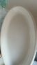 膳于福陶瓷純白色厚邊魚(yú)盤(pán)橢圓形酒店飯店家用蒸魚(yú)盤(pán)食堂菜碟12英寸單只 曬單實(shí)拍圖