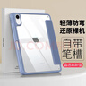 奶小鴨（NEYAA）適用ipad mini7保護殼8.3英寸 ipadmini7/6保護套筆槽款蘋(píng)果平板超薄透明亞克力全包防摔 簡(jiǎn)約灰 曬單實(shí)拍圖