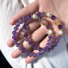 留星紫水晶金發(fā)晶手串轉運珠手鏈珍珠手飾生日新年禮物紀念日女生 紫氣東來(lái)-幸運紫水晶手串【6M】 曬單實(shí)拍圖