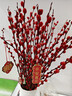 銀柳真花鮮枝干花擺件室內客廳鮮花綠植新年年宵花卉植物過(guò)年春節 60厘米【10支】送掛件 曬單實(shí)拍圖