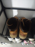 駱駝（CAMEL）【山越】工裝靴女新款厚底馬丁靴 L25W076018 土黃(反絨皮) 37 曬單實(shí)拍圖
