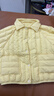 全棉時(shí)代（PurCotton）厚款棉服男女童幼童秋冬外套童裝棉衣秋衣兒童 【易去污款】花粉黃(男童) 120 曬單實(shí)拍圖