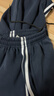 純棉校服褲子秋冬加絨兩道杠深藍色運動(dòng)褲一杠男女學(xué)生直筒嬰兒絨 二杠藏藍色秋冬款 嬰兒絨 29 (160) 高150-165重85-120斤 曬單實(shí)拍圖